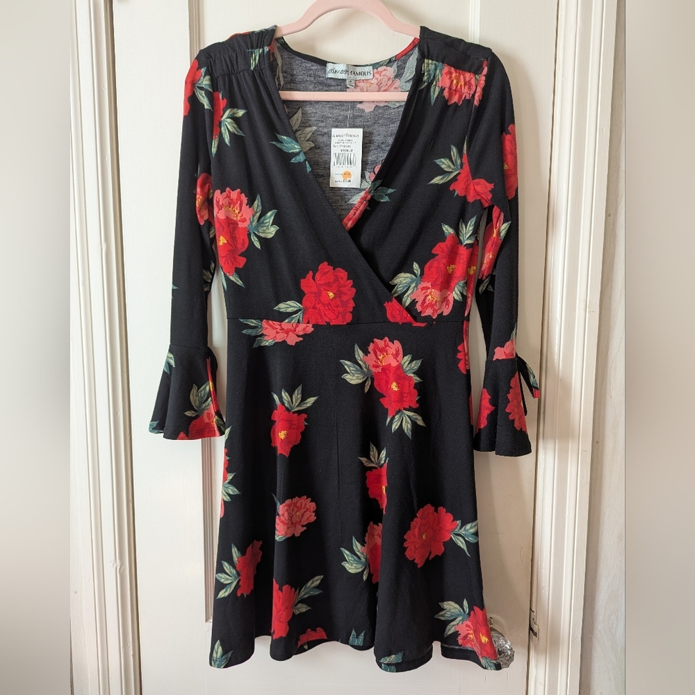 NWT Faux Wrap Dress